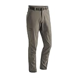 Maier Sports Torid Slim, Herren Wanderhose, Wasserabweisende Outdoorhose für Trekking und Hiking, Enganliegender Schnitt, PFC-frei, mSTRETCH pro 4 & Dryprotec, Braun, 46 (W31/32/L31)