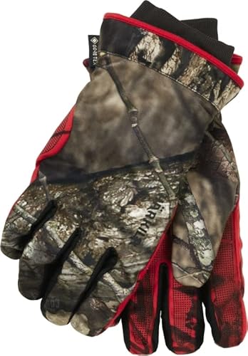 Härkila Moose Hunter 2.0 GTX Handschuhe - Wasserdichte Jagdhandschuhe Winter mit Gore-Tex Membran in zwei Schichten - Leise Jagdhandschuhe Camouflage, Größe:L