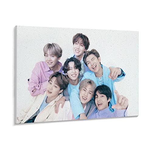 Puzzle 1000 Teile Koreanischer Star BTS-Sänger Bangtan Boys Künstlerischer Charakter Erwachsene Kind Puzzles Freizeit Creative Kreuzworträtsel Spiel Kind Puzzle Spielzeug Gebu(50x70cm)