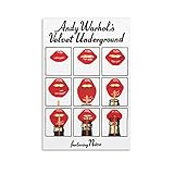 Mit Nico Poster Andy Warhol's Velvet Underground Leinwand Poster Schlafzimmer Dekoration Landschaft Büro Valentinstag Geburtstag Geschenk ohne Rahmen Stil 30 x 45 cm