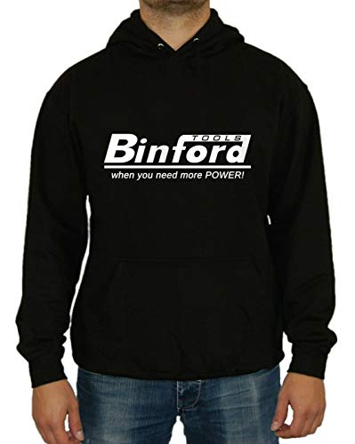 Artshirt Factory Binford Tools Kapu M1, Schwarz, Größe: L