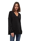 Peppercorn Damen Rosalia Long Langer Pullover, 9000 Black, M