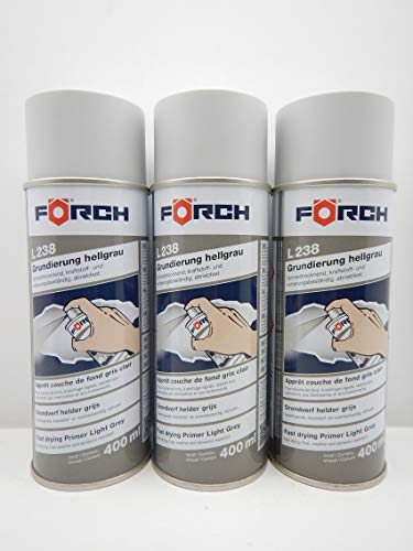 Förch GRUNDIERUNG HELLGRAU GRUNDIERFILLER Filler FÜLLER L238 Spray 400ML (6)