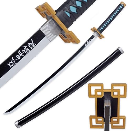 MAUXpIAO Anime Bambusschwert Cosplay, Kamado Tanjiro Schwert Katana 103 cm/40 Zoll schwerter/a3/A