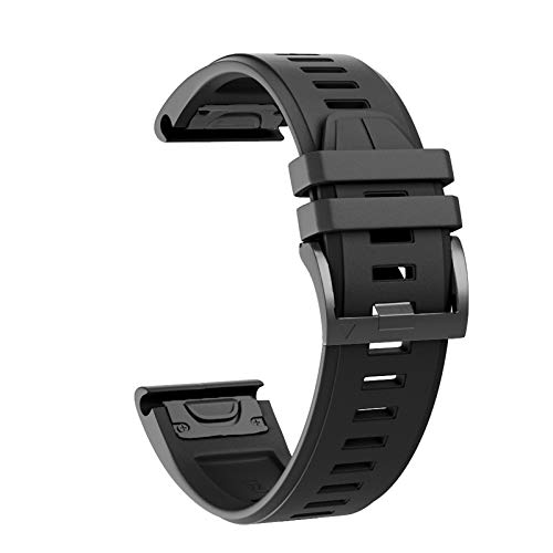 NEYENS 26 22 mm Silikon-Schnellverschluss-Uhrenarmband für Garmin Fenix 7X 7 6 6X Pro 5 5X Plus 3 HR Mk1 Easyfit Armband, For Instinct2, Achat