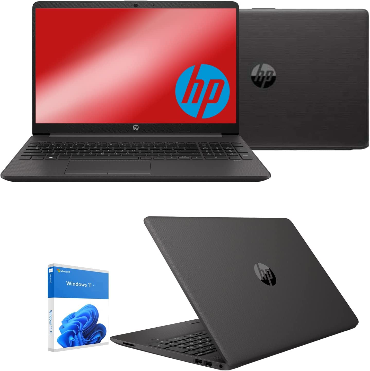 Notebook HP 255 G7 fino 2,6 GHz 15.6",Ssd M.2 256GB,Ram 4Gb ddr4,Windows 10 pro+Office pro 2019