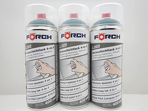 4 in 1 RAL 6005 MOOSGRÜN GRÜN DICKSCHICKTLACK LACK SPRAY SPRAYDOSE 400ML (6)