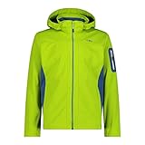 CMP Herren Light Softshell Jacke, Limegreen-dusty blue, 52