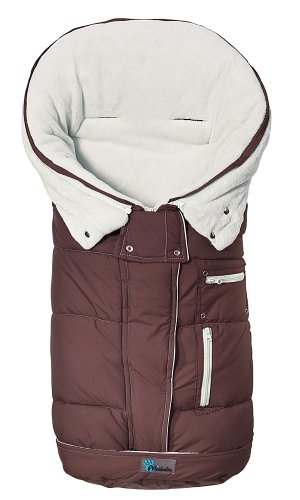 AltaBeBe AL2274C - 30 Winterfußsack, Klimaguard Exclusive, braun/beige