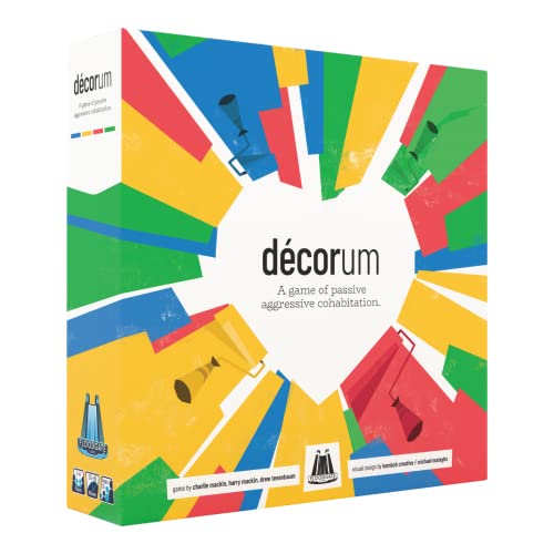 Floodgate Games - Décorum - Board Game -Ages 13 and up - 2-4 Players - English Version