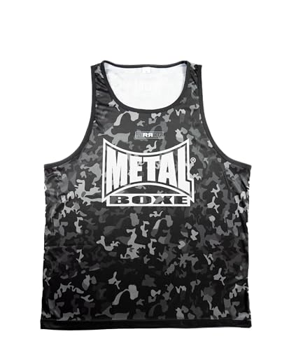 METAL BOXE Herren Débardeur Homme Mirror M Tanktop, Schwarz, Medium