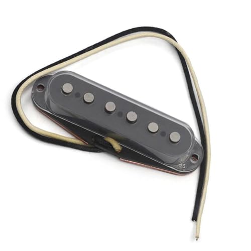 Gitarren-Steg-Tonabnehmer, Steg-Tonabnehmer-Sound Mit Staffelstab, Schwarzer Basismagnet Für E-Gitarre e gitarren tonabnehmer (Color : Transparent cover)