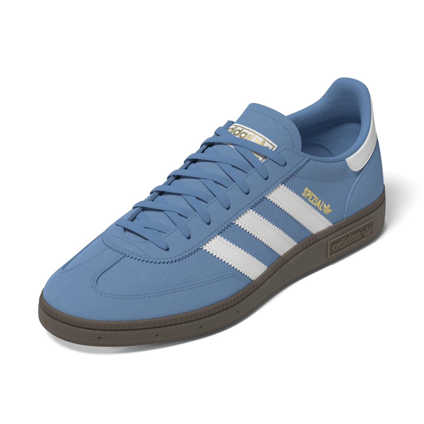 adidas Herren Handball Spezial Gymnastikschuhe, Blau (Light Blue/FTWR White/Gum5), 43 1/3 EU