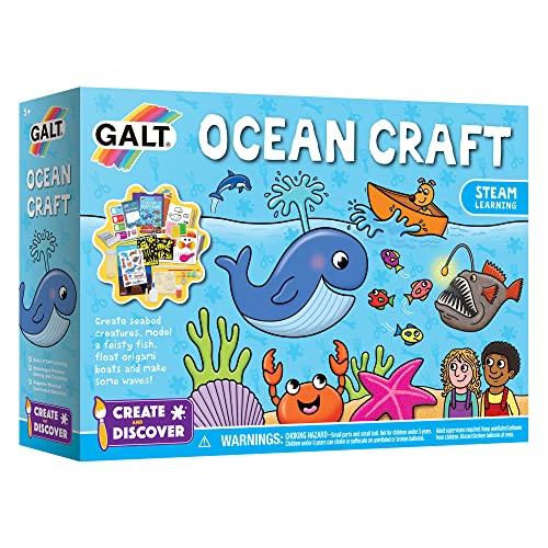 Galt Toys, Create and Discover - Ocean Craft, Craft Kits for Kids, Ages 5 Years Plus