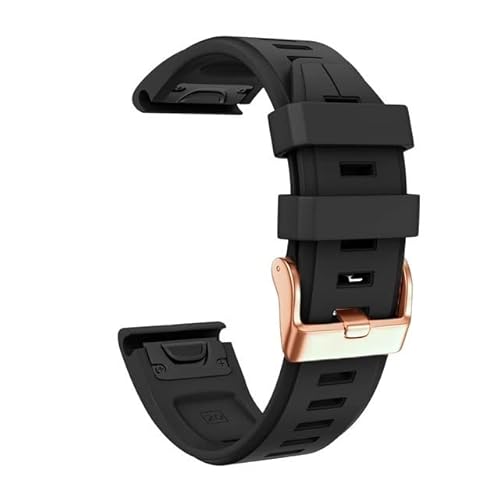 BANDKIT 20 mm Uhrenarmband für Garmin Fenix 7S 5S / 5S Plus / 6S / 6SPro MK2S Silikon Schnellverschluss Uhrenarmband Easyfit Armband, 20mm D2 Delta S, Achat