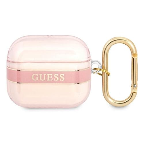 Guess GUA3HHTSP Hülle für AirPods 3 Cover rosa/pink Strap Collection