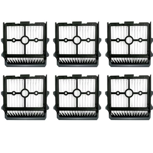 ZEMNLO For Tineco Floor ONE S5/Floor One S5 Pro 2/ S5, Extreme Smart Staubsauger-Ersatzbürstenrollen und HEPA-Filter Wartung von Vakuumfiltern(Size:6PCS)