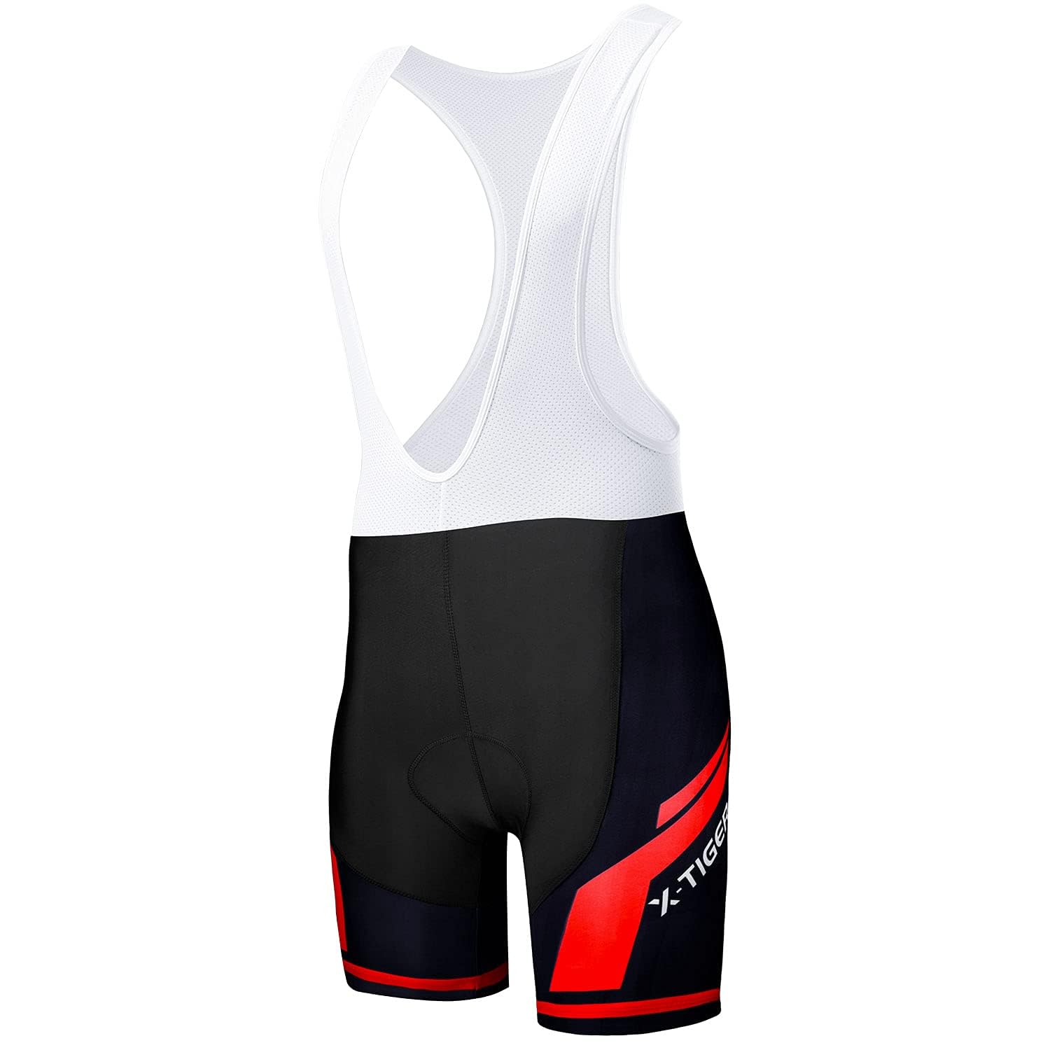 X-TIGER Herren Radfahren Bib Shorts mit 5D Sitzpolster Fahrrad MTB Fahrradhose Schnelltrocknend Atmungsaktive Road Mountainbike Radhosen für Radsport