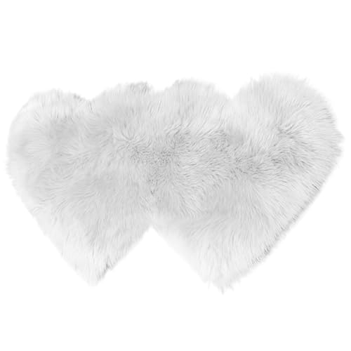 MOONDAME Shape Area Rugs Faux Sheepskin Fluffys Rugs Fluffys Fuzzy Soft Plushes Dekorative Maschinenwaschbare Teppiche