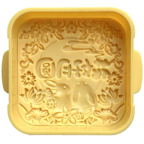 Praktische gemusterte Mooncake-Presse, verstellbare Mondkuchen-Prägung, praktischer Leckerli-Maker für Feiern, Köstlichkeiten