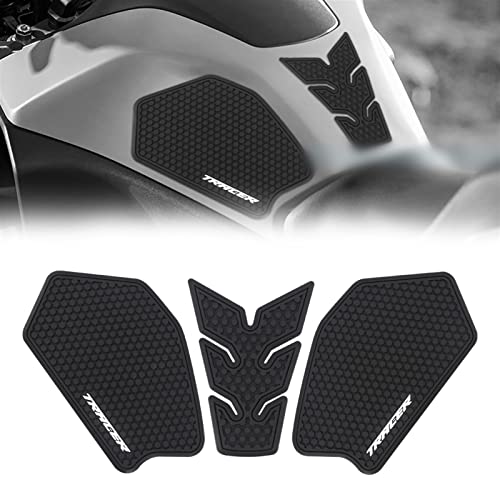 Für Yamaha TRACER700 Tracer 700 Tracer 7 GT 2020 2021 Seite Tankpad Tankpads Schutzaufkleber Kniegriff Traktionspolster Zubehör (Color : Set)