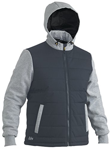 Bisley Workwear UKBJ6944_BCCG Flex & Move Jacke mit Kapuze, langärmlig, Fleece, Anthrazit, Größe XXL