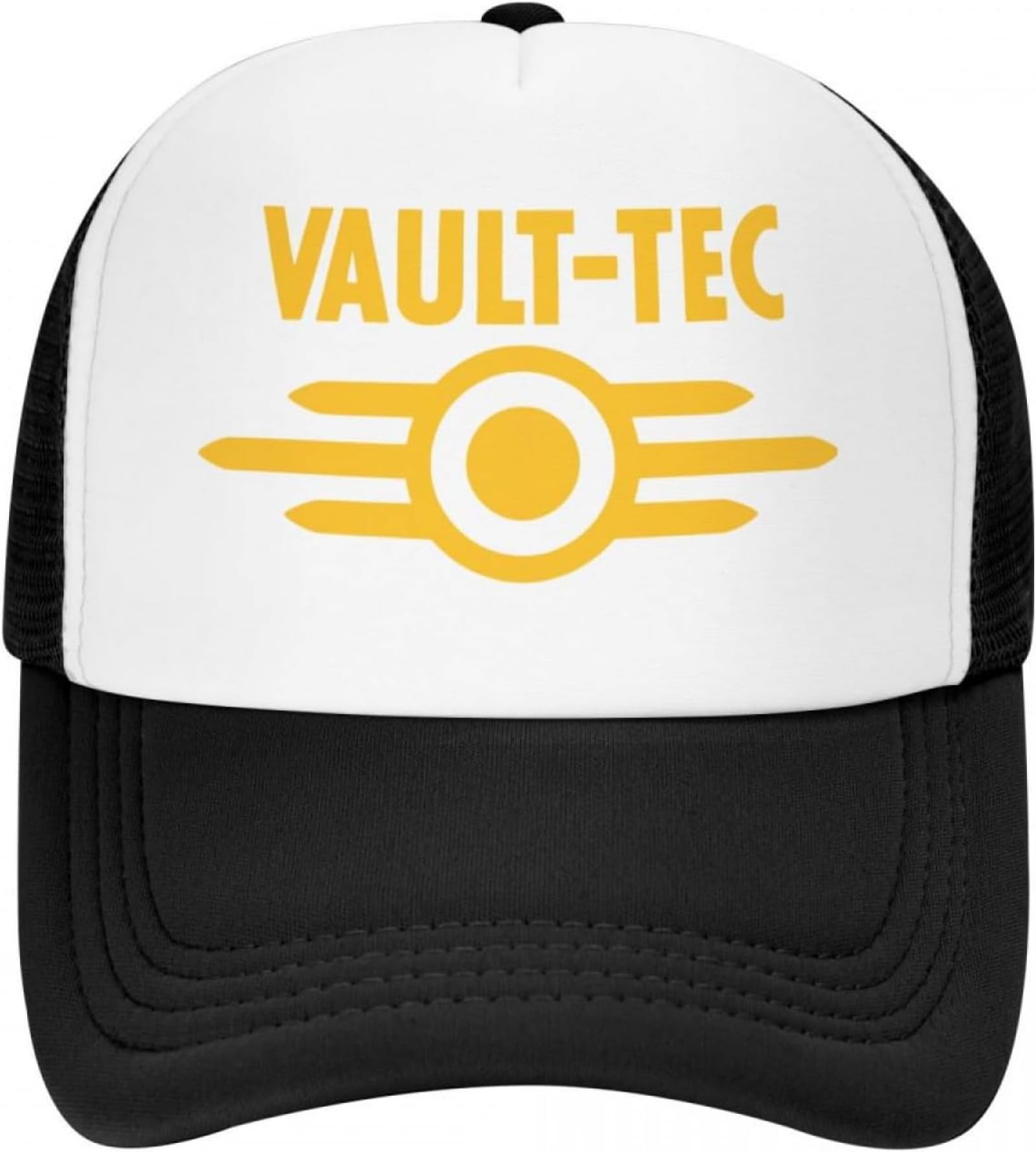 GPMZZMIX Baseballkappe Hiphop Sonnenhut Classic Vault Tec Trucker Hut Männer Frauen Individuell verstellbar Erwachsene Videospiel Baseballkappe Frühlingsgeschenk