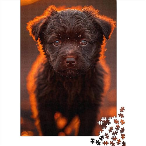 Kunstpuzzle für Erwachsene 1000 Teile Wildhund-Puzzles für Erwachsene Teenager, interessante Puzzles zur Stressreduzierung, 75x50cm