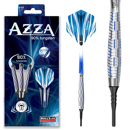 Bull's Azza Dart, Silber/Blau, 18 g