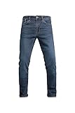 John Doe Pioneer Monolayer XTM Motorrad Jeans Herren Protektoren Indigo 32/30