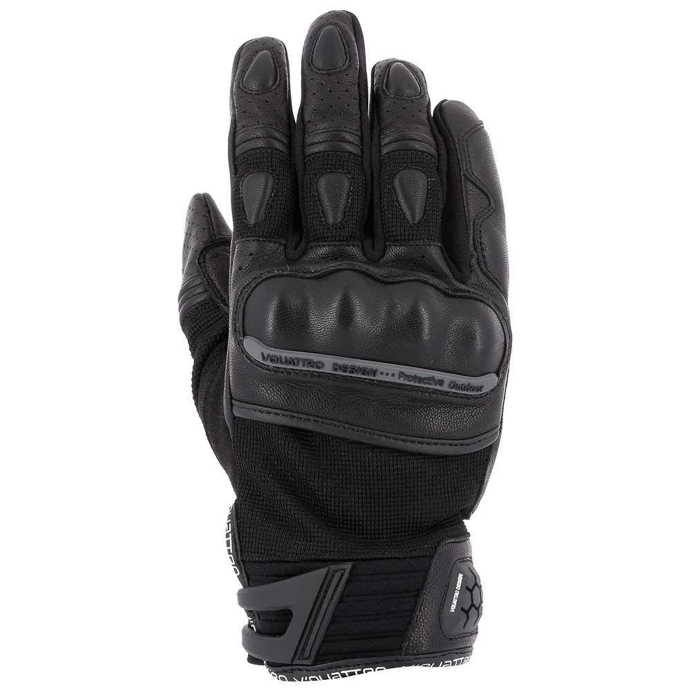 V Quattro Design Road Star Herren Handschuhe, Schwarz, Größe L