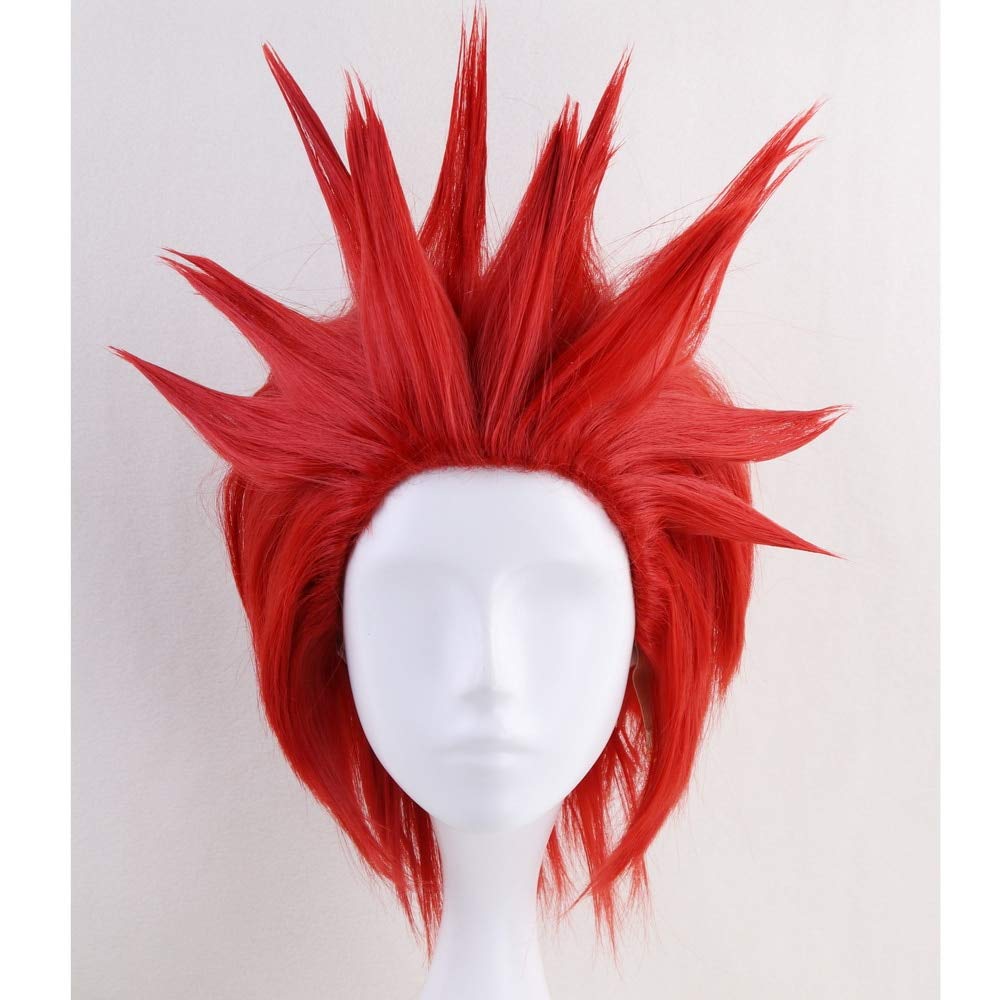 LINLINCD 2019 Eijirou Kirishima Perücke Boku No Hero Academia Anime Cosplay Wig Synthetic mein Held Academia/Akademie Cosplay Haar-Perücken für Männer