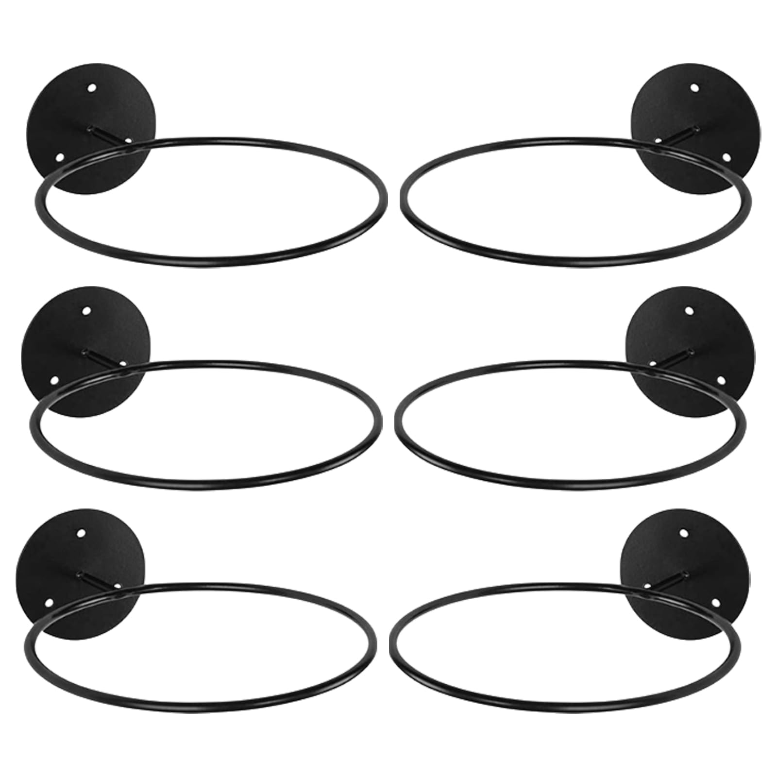 JTQYFI 6Pcs Fußball Wand Montieren Stand Wand Metall Rack Für Basketball Fußball Volleyball Wand Lagerung Display