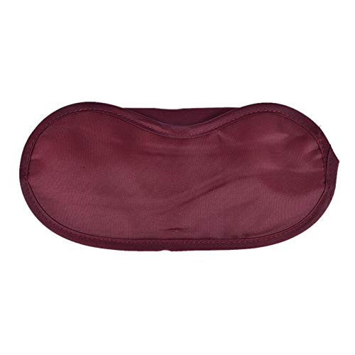 Übernachtung Taschen, Schlafmasken, 1 Stück Schlafaugen-Schatten-Patch, Augenmaske, Augenabdeckung, imitierte Seide, Schlaf-Augenmaske, Augenbinden, Frauen-Augenmaske for Schlafen (Farbe: Rot) (Color