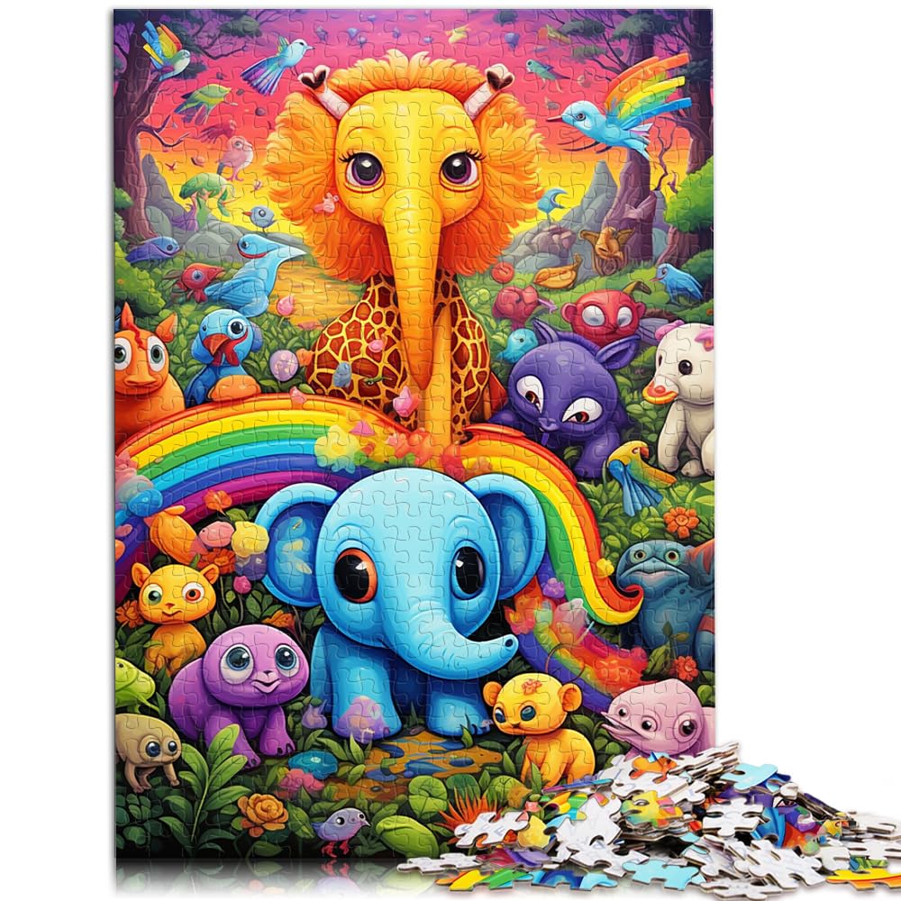 Puzzles Geschenk Afrikanische Tiere 1000-teiliges Puzzlespiel Holzpuzzle Familienspiel Stressabbau Schwieriges Herausforderungspuzzle 1000 Teile (50 x 75 cm)