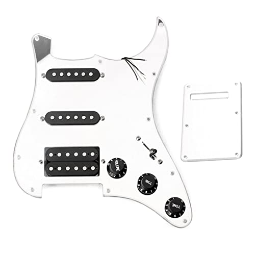 Geladenes Gitarren-Pickguard 1 Set E-Gitarren-Kratzer-Platte Humbucker Einzelne Spulen-Pickups Mit Hintergrundplatte Und Schrauben