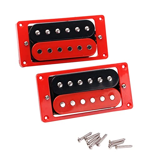 ZENGXUE 1 Set Kupferhals + Brücke E-Gitarre Humbucker Pickup Musikinstrument Zubehör Humbucker Tonabnehmer Set