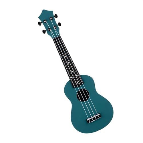 Kleine Gitarren-Ukulele Für Anfänger, Musikinstrument, 21-Zoll-Akustik-Ukulele Mit 4 Saiten Aus Kunststoff Ukulele Einsteiger Kit (Color : Green)