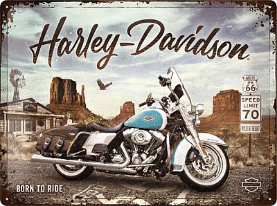 Nostalgic Art Harley-Davidson - Route 66, Blechschild