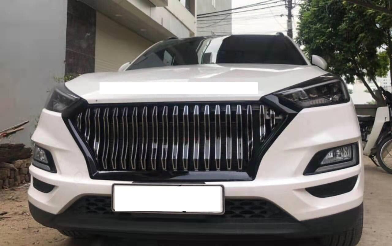 RIAAJ Kühlergrill Frontstoßstange Nierengitter für Hyundai Tucson 2016 2017 2018, Auto Frontgrill Dauerhaft Front Grill Renngrill