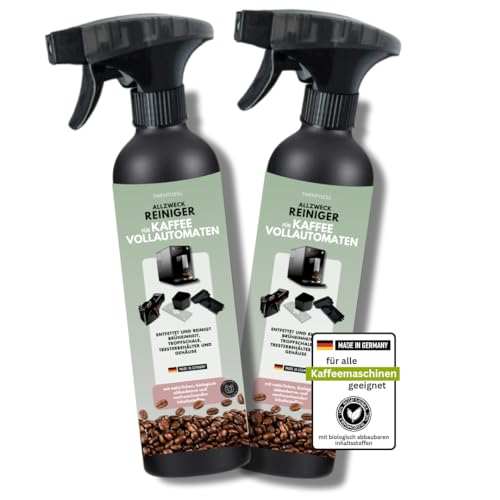 Reiniger für Kaffeevollautomaten und Kaffeemaschinen | reinigt und entfettet Gehäuse, Brüheinheit, Tresterbehälter und Tropfschale | 500ml (2)