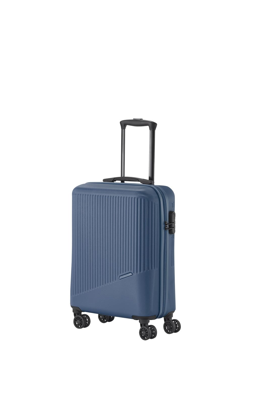 travelite 4-Rad Handgepäck Koffer klein 37 Liter, Gepäck Serie BALI: ABS Hartschalen Trolley erfüllt IATA-Bordgepäckmaß, 55 cm