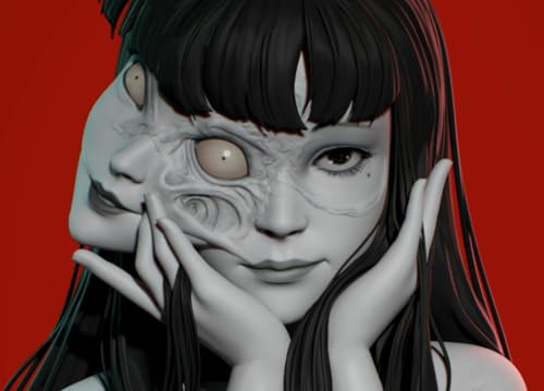 HfmQuisutron 1000 Stück Japanische Horror Anime Tomie Anime Poster Holzpuzzle Für Erwachsene Spielzeug Dekompression Spiel Qp97Za