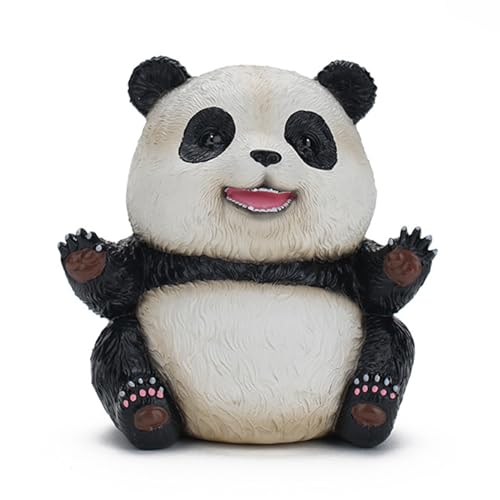 ohodhmnu Panda-Statue, Schreibtischdekoration, Ausstellungsmodell, chinesische Panda-Figur, Raum-Display, Modell, Panda-Modell für Kinder