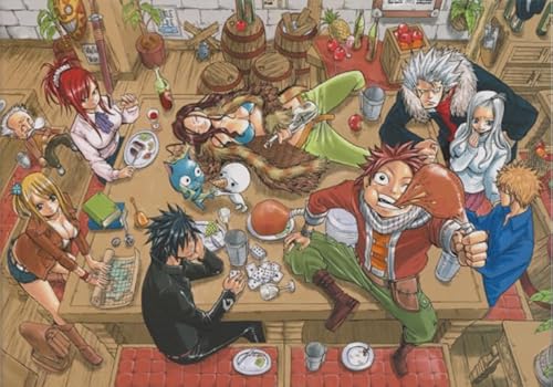 Hfmquisutron Japanische Anime Fairy Tail Poster 1000 Stück Holzpuzzle Für Erwachsene Familie Lernspielzeug Rt111Ha