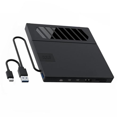 ZHENNB Externe USB-3.0-Laufwerke mit USB-C-Anschluss und Kartensteckplätzen für einfachen Datenzugriff auf verschiedenen Geräten