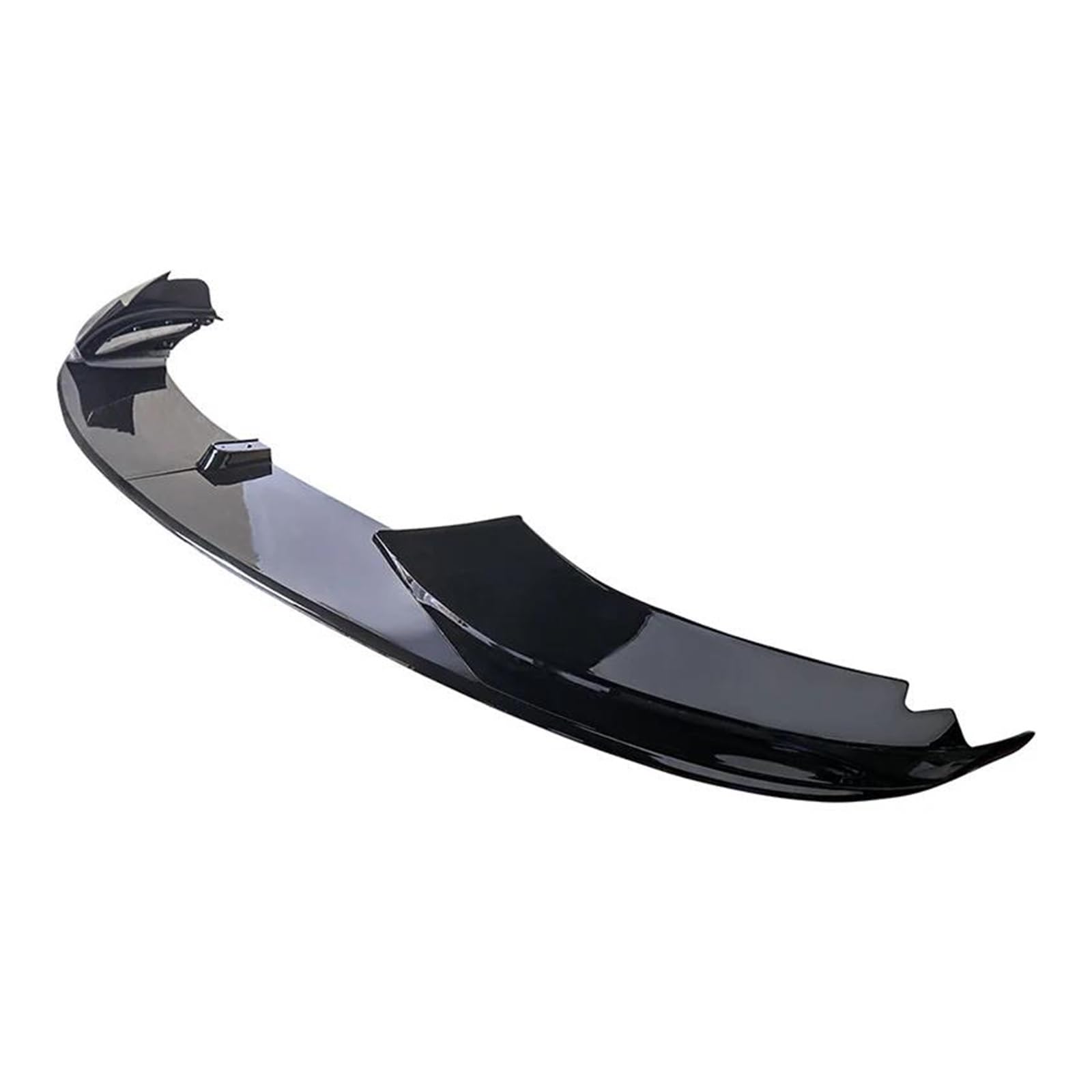 Splitter 4-teilige Frontspoilerlippe ABS Glänzend Schwarz Carbon Look Spoiler Für 4er F32 F33 F36 420i 430i 420d M440i 2014-2020 Frontlippe(Glossy Black)