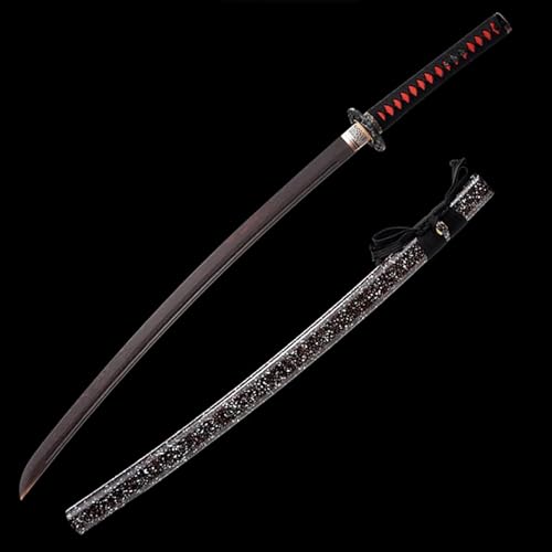 MAUXpIAO Katana aus natürlichem Palisander, handgefertigtes Samurai-Schwert aus Holz mit Scheide, 103 cm Bokken für Ausstellung, Cosplay, Sammlung, Kendo-Training schwerter/E/103cm