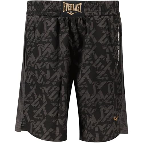 EVERLAST Männer Sport Boxen Hose Saratoga Fit Short, Schwarz, M