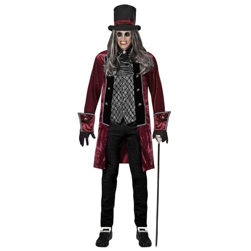 "VICTORIAN VAMPIRE" (jacket with vest, jabot, gloves, hat) - (S)